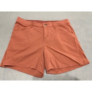 Patagonia Womens Quandary Shorts Rust Orange Hiking Outdoor Stretch Size 6 58091